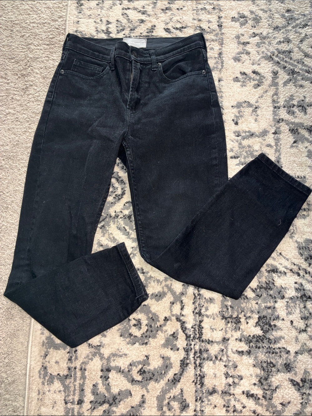 Everlane Black Straight-Leg Women's Jeans